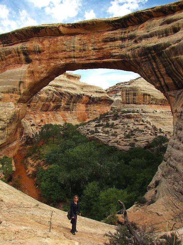 This is the best place to view and appreciate Sipapu Bridge.