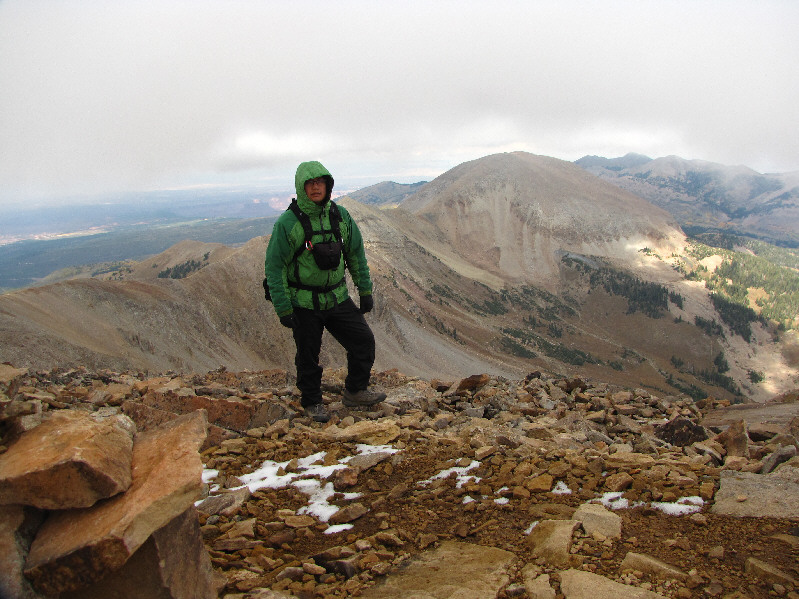 Even the Kane Trooper didn't want to come out to brave the wind!