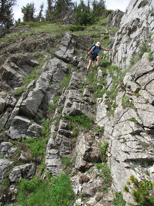 Trickier coming down, but not by much!