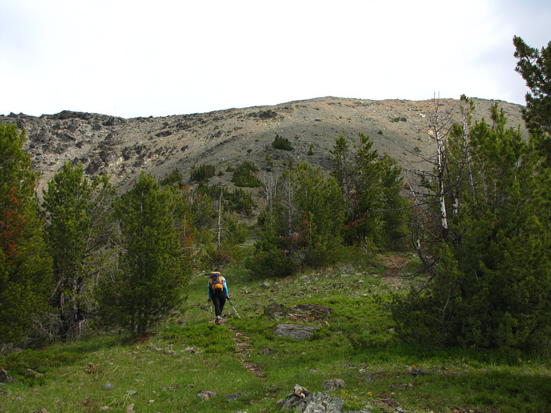 Took 2:25 to get here from the trailhead. Someone claimed to have summitted Teepee in less time than that. Hmm...