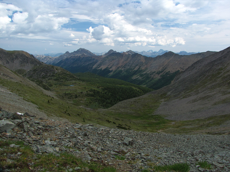 Mount Harrison is visible on the right horizon (streak of snow).