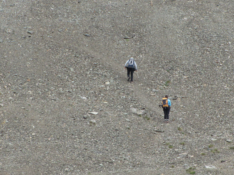 There a nice trail all the way up.