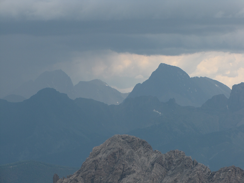 Luckily those thunderstorms weren't rolling our way.