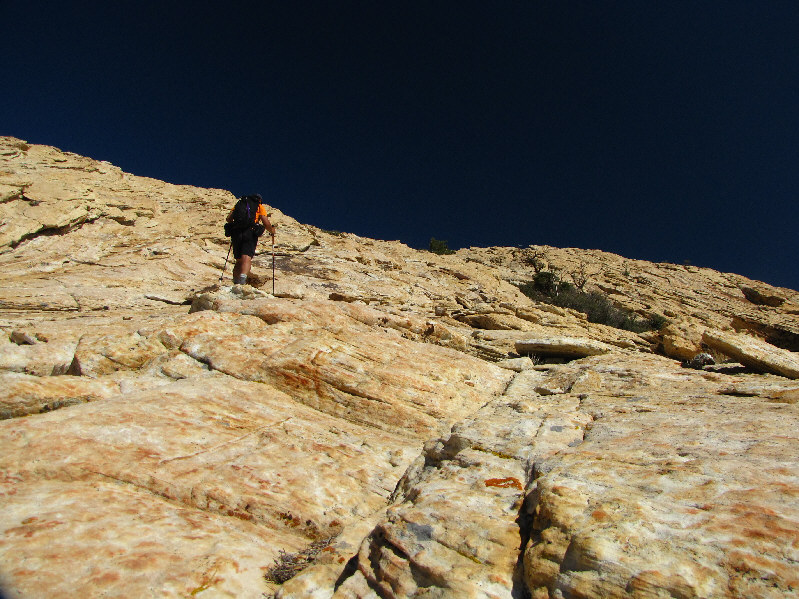 Still some route-finding here, but it's not nearly as bad as the canyon.