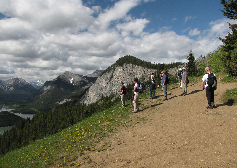 The weather was actually nicer up here than down at the lake!