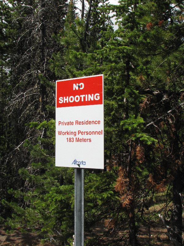 Darn! And I was doing so well picking off the hikers and mountain bikers further down...