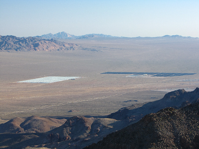 Google "Nevada Solar One" for some interesting articles about the solar power plant.