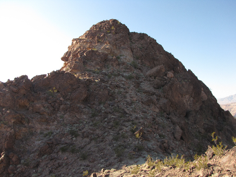 I basically went straight up the obvious crack.