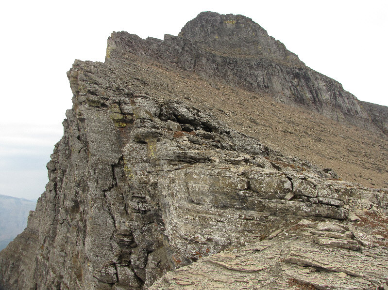 Of course, that's NOT the true summit in the photo.