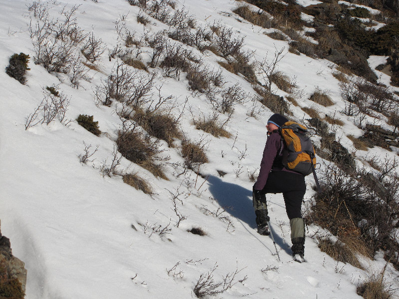 Maybe we should have brought snowshoes...