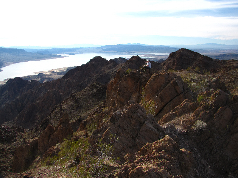 In the summit register, somebody claims to have run up here from the trailhead in 18 minutes!