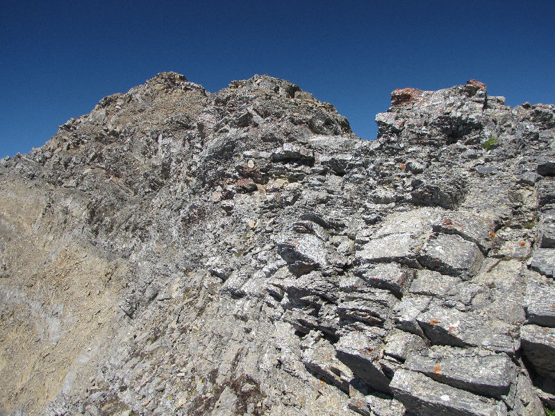 But it's not. Easy scrambling the rest of the way!