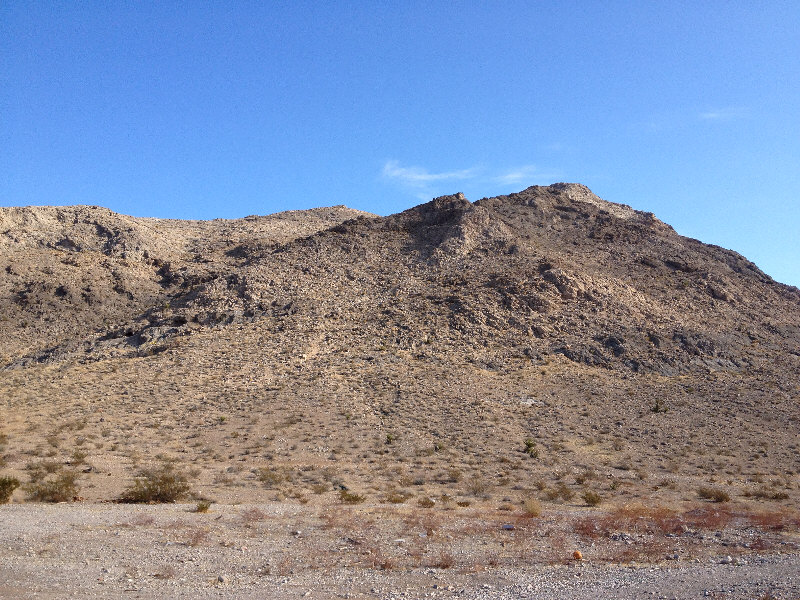 You could conceivably climb straight up from here.