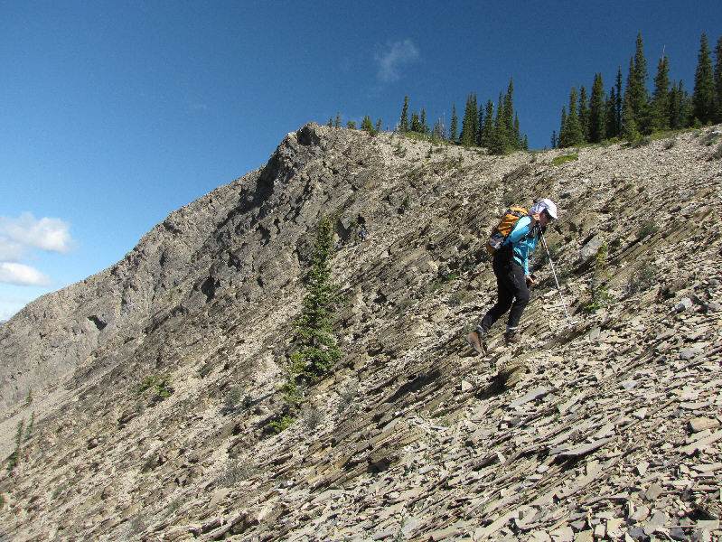 This scree is not bad on descent.