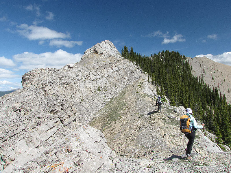 This was an odd part of the ridge which looked rather like a fault line.