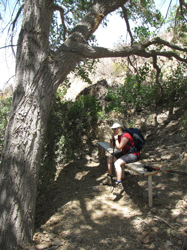 Unfortunately, the spring was dry.