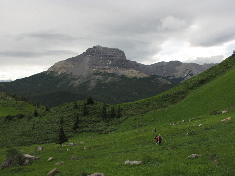 We left the trail after this ridge to contour around the south side of Orient Point.
