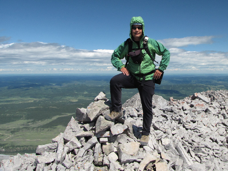 The Kane Trooper was too tired to pose for a photo or even sign the register if there was one!