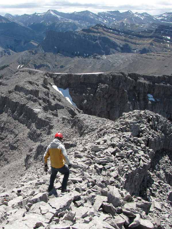 I would have liked to stay at the summit longer, but I knew we still had a long haul ahead of us to get down.