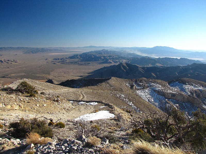 It took me a little over an hour to hike back down to my car from here.