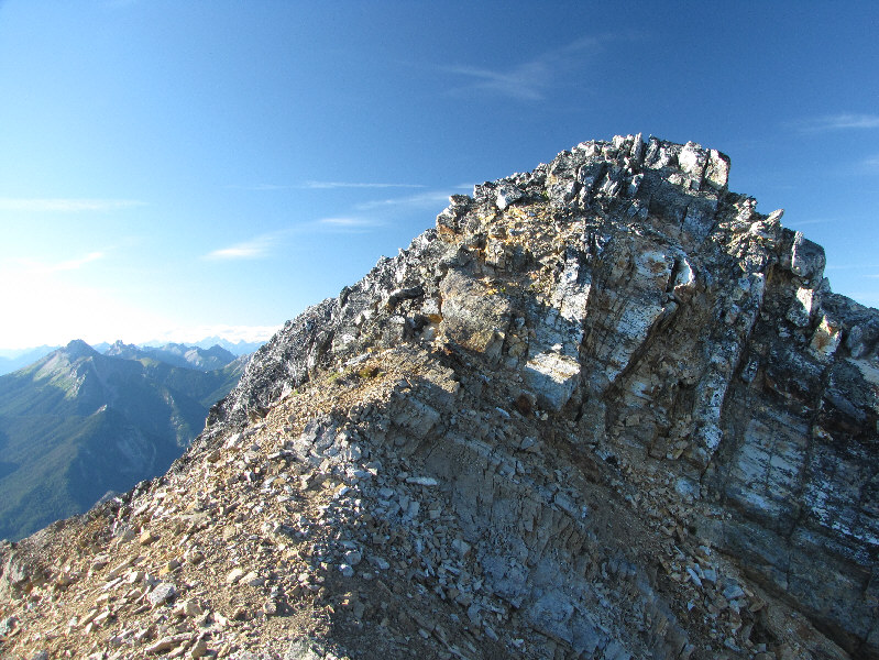 An easy finish to a rather arduous ascent.