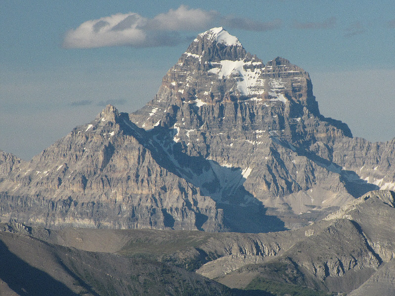 It's almost the end of August, and there is still a lot of snow on the 'Boine!
