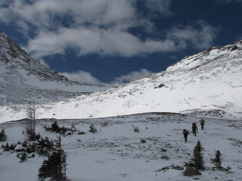 It took us about 2.5 hours to get this far.