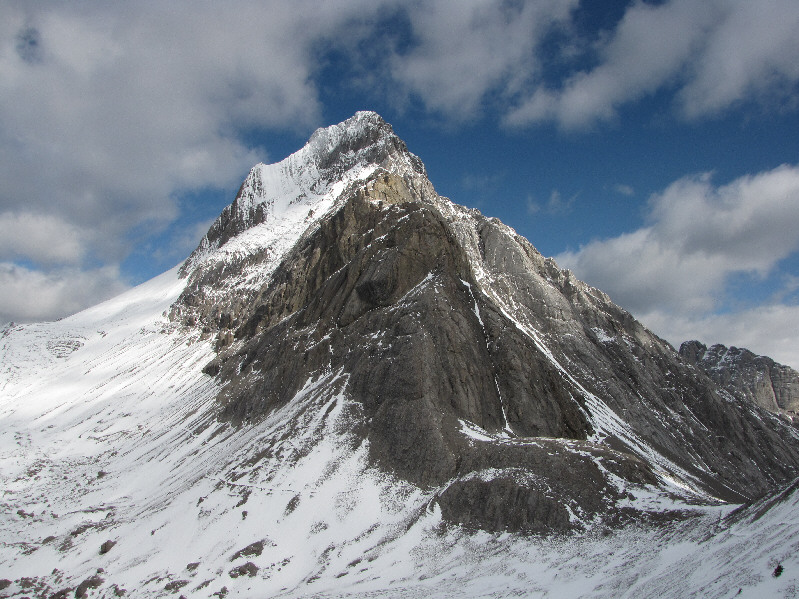 Hard to believe there's a scramble route up that!