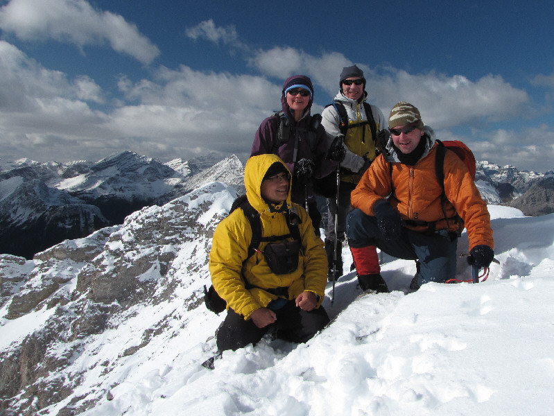 You can tell that we were all pumped to be up there.