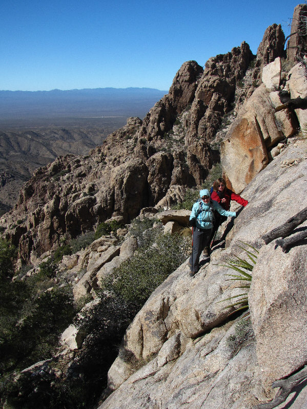 Probably the crux of the route.