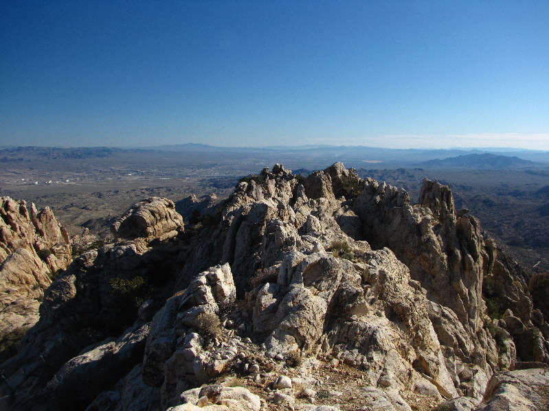 Hmmm...looks almost as high as the summit I'm standing on...