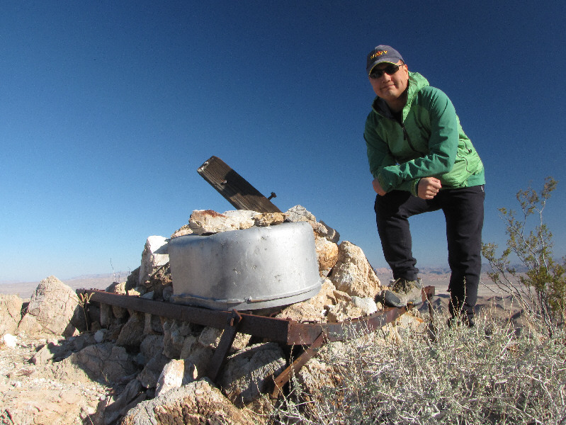 Possibly the remnants of a US Army airway beacon.