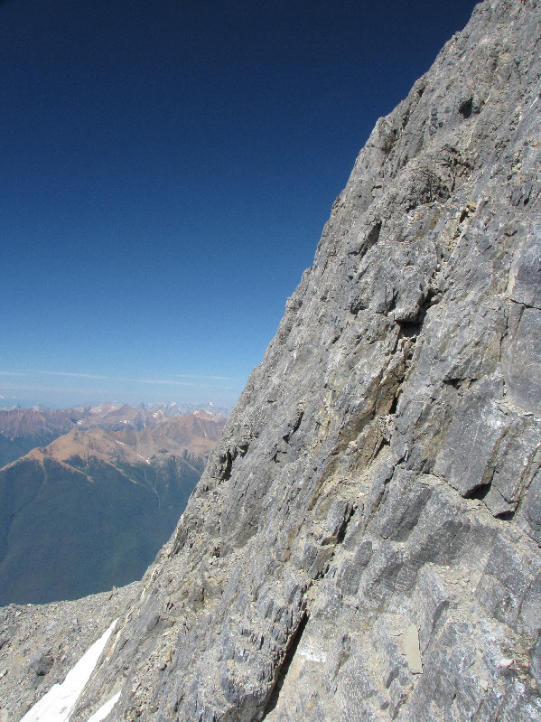 To make things worse, the rock quality is crap. Test all your holds!