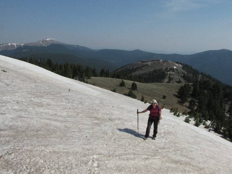 Hmmm...had I known it was named peak, I would have taken the extra 5 minutes or so to tag Bull-of-the-Woods Mountain!
