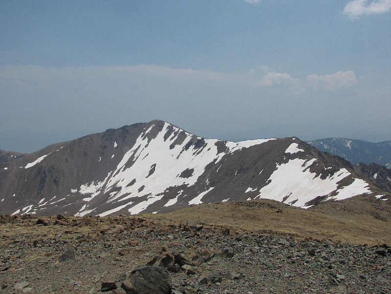 It's funny how Old Mike Peak actually looks higher from here...