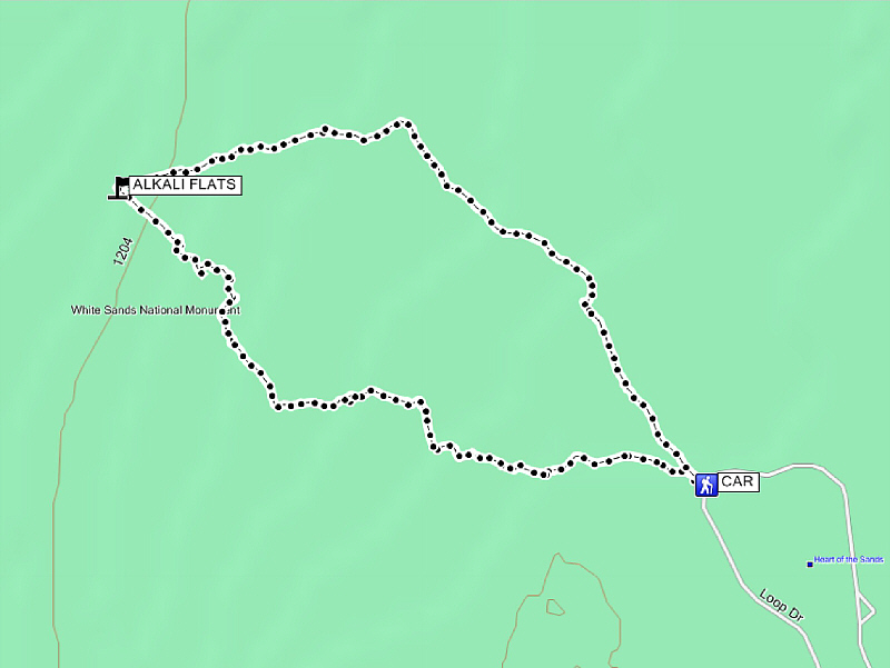 Looks like a flat hike, but there are plenty of ups and downs!