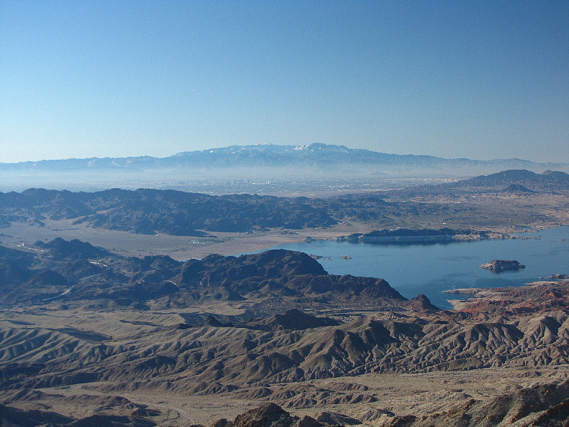 Looks like smog over the city.