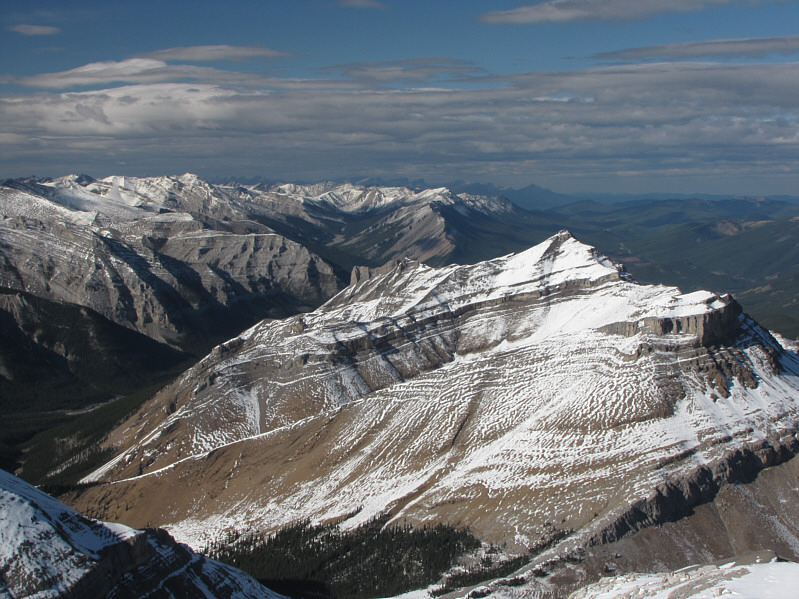 Adjoined to Threepoint Mountain, Mount Rose is hard to distinguish from this angle.