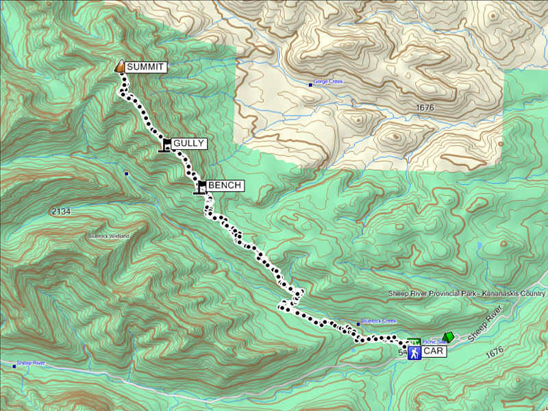 A long day, but at least there's no bushwhacking!