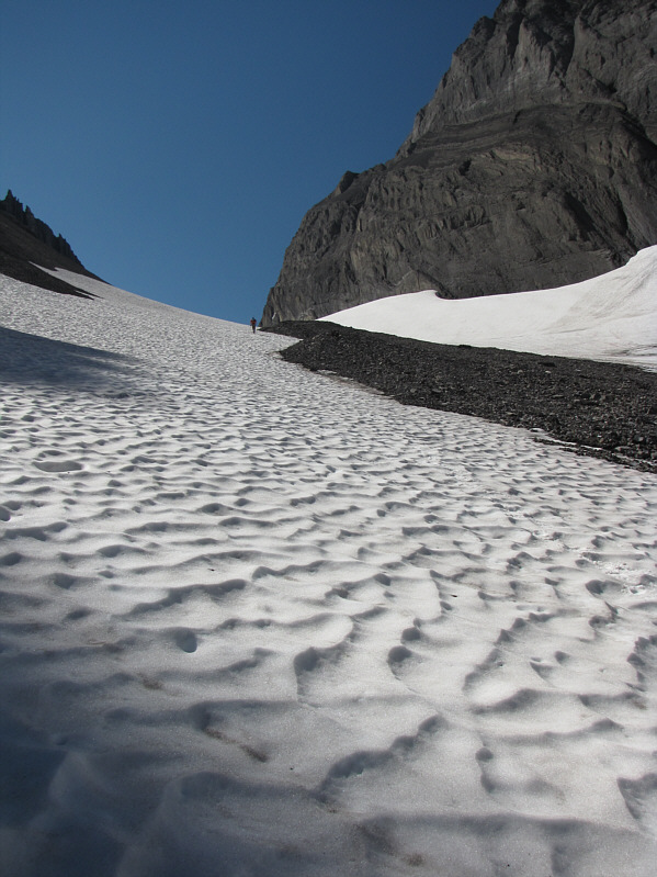 Crampons not necessary!