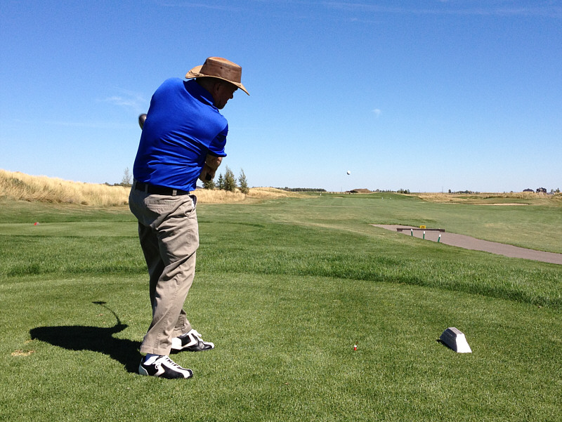 Mair played well despite a bum middle finger.