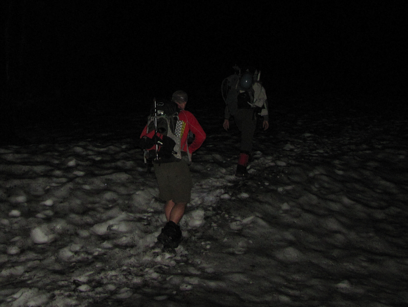 At this pace, we might just get to top before sunrise!