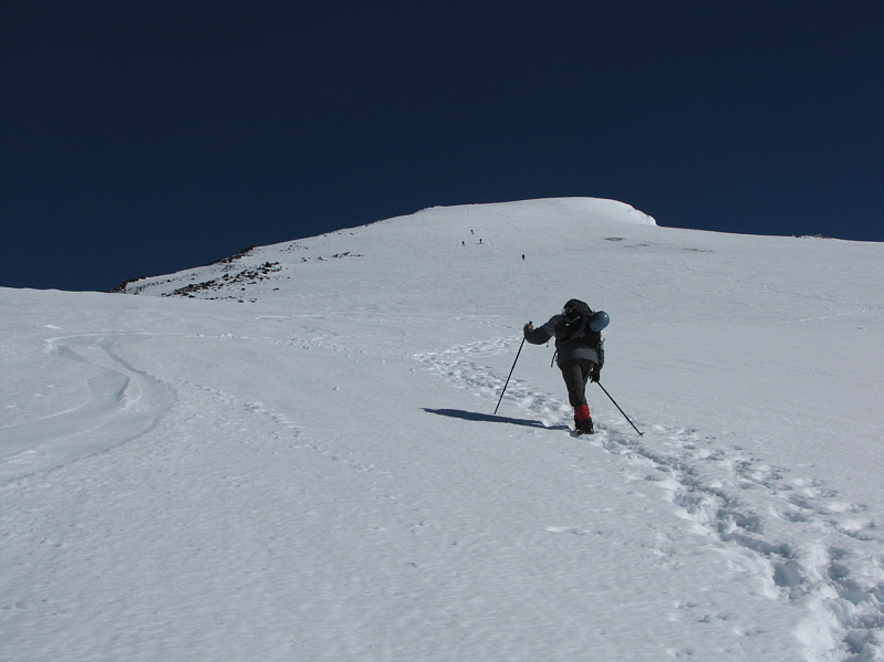 Skis would have been ideal.