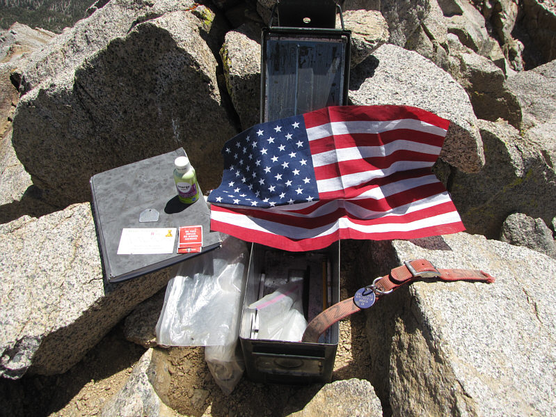 Not quite as interesting as Boundary Peak's summit register.