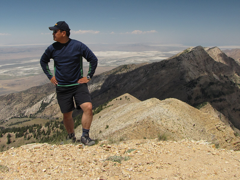 I nearly stepped in some dog poop in this photo!