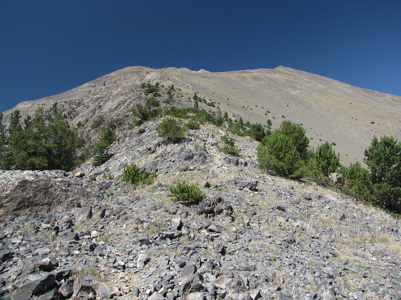 It gets bloody steep just ahead!