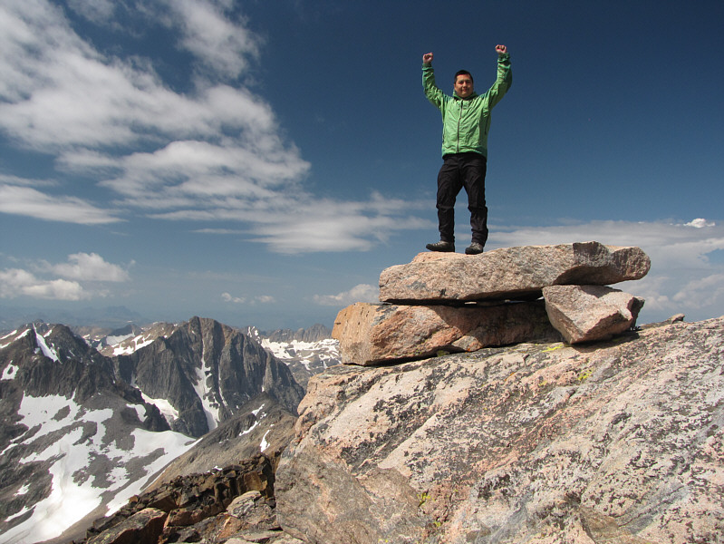 Unfortunately, I didn't take too many photos during my ascent of the upper mountain--too busy scrambling!