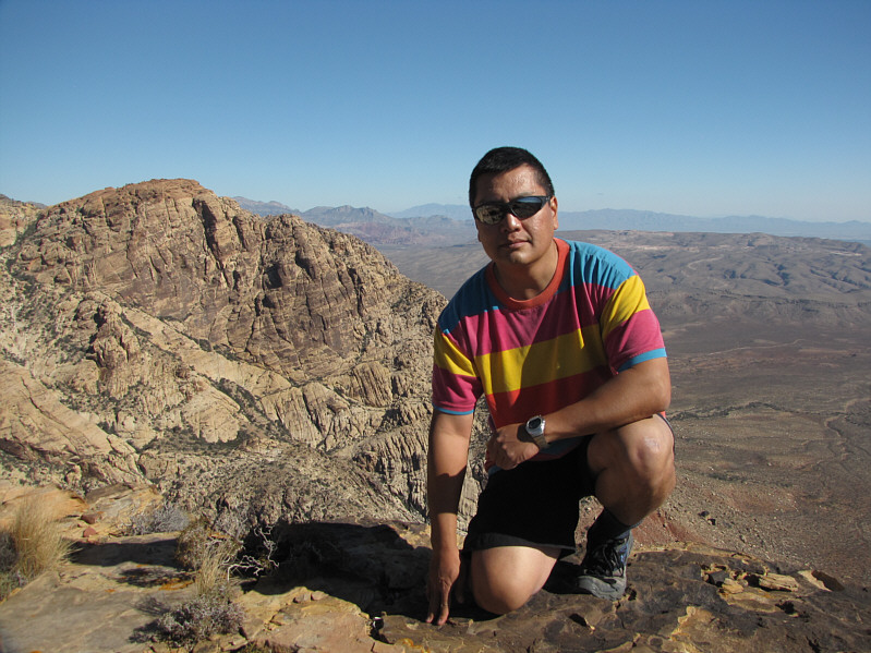 Check out Bob Spirko's site to see a picture of me climbing up the final summit block.