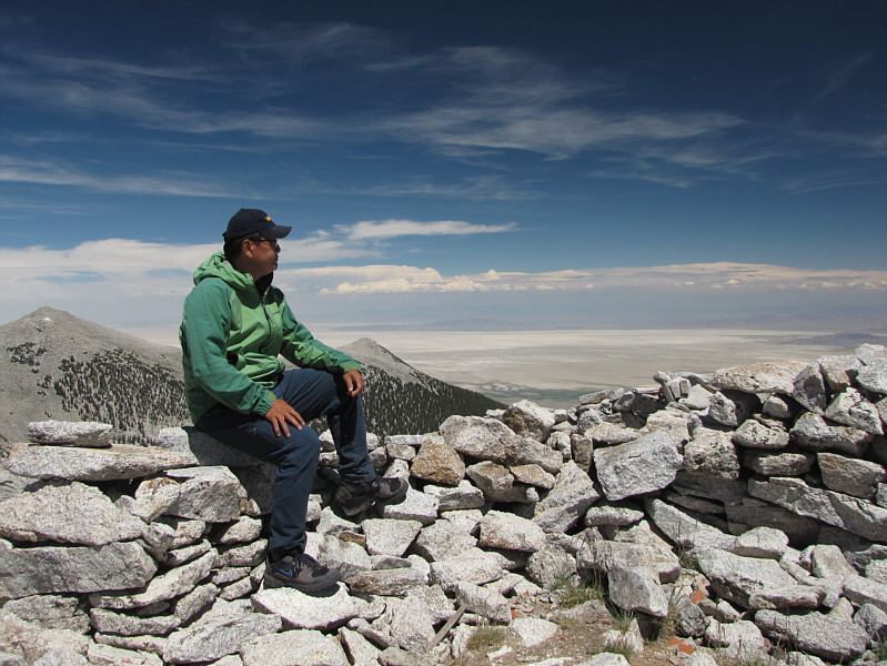 Whew! That was a bloody long hike to get up here!