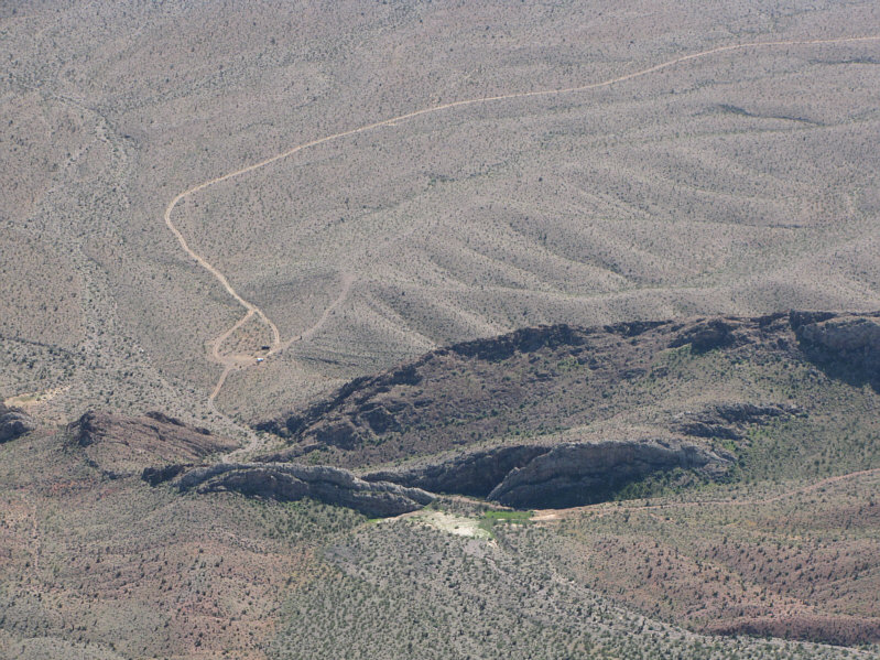 Looks like a golf green down there. Pull out your driver!